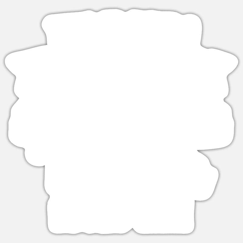 So sieht ein cooler Lehrer aus bester Lehrer - Sticker Größe S (10 x 10 cm) - Mattweiß