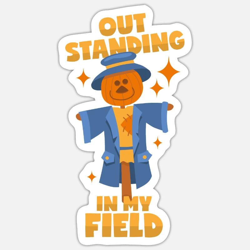 Épouvantail exceptionnel Sticker taille S (10 x 10 cm)