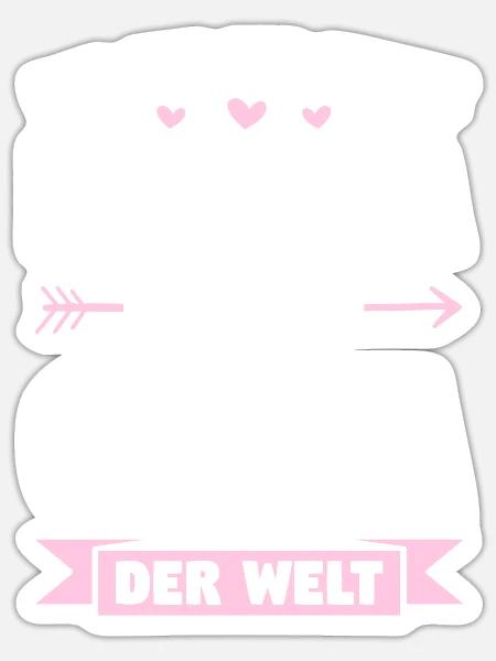 Mama Oma Großmutter Geschenk - Sticker Größe S (10 x 10 cm) - Mattweiß