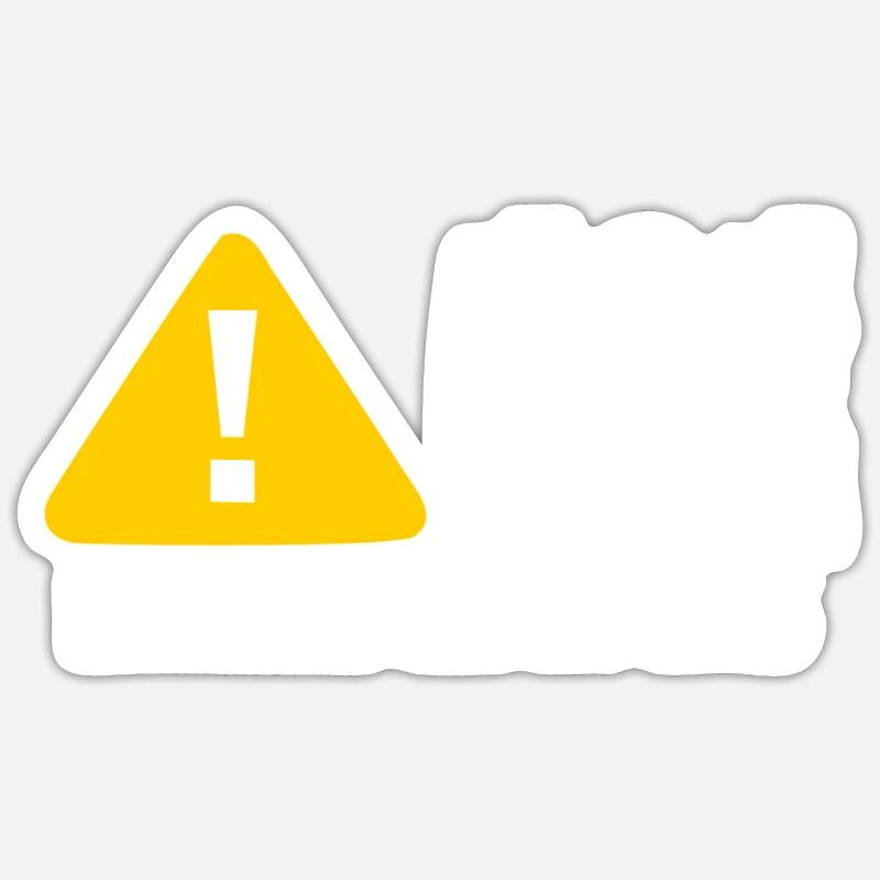 Computer- und Programmierer Geek. 404 Fehler Sticker Größe S (10 x 10 cm)