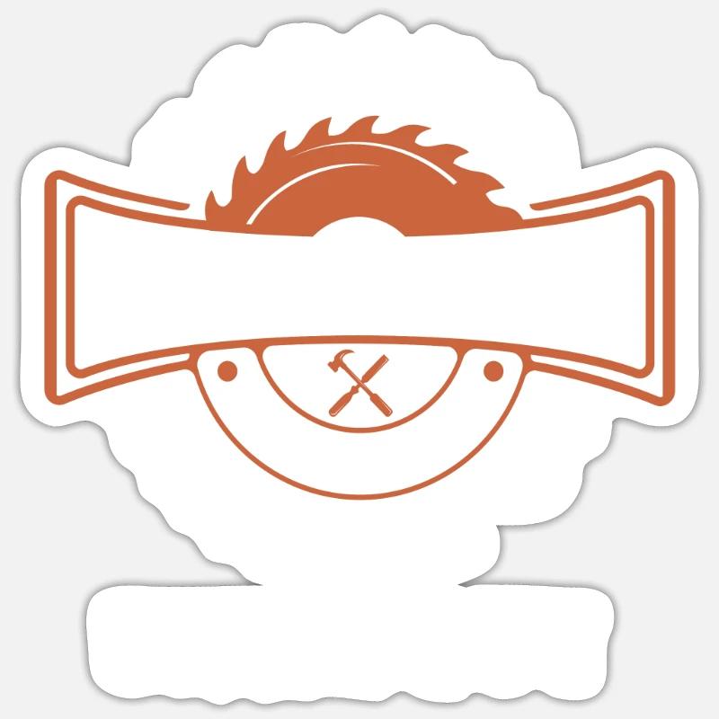 Carpenter Sticker size S (10 x 10 cm)