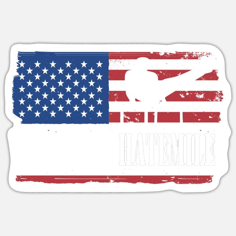 Entraînement en circuit - Sticker taille S (10 x 10 cm) - blanc mat