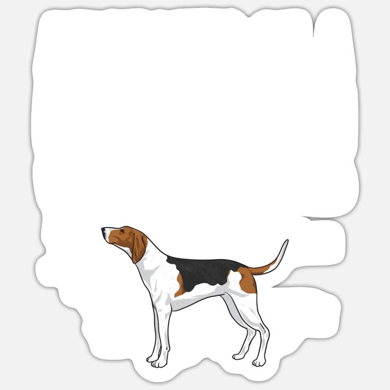 Treeing Walker Coonhound Sticker size S (10 x 10 cm)