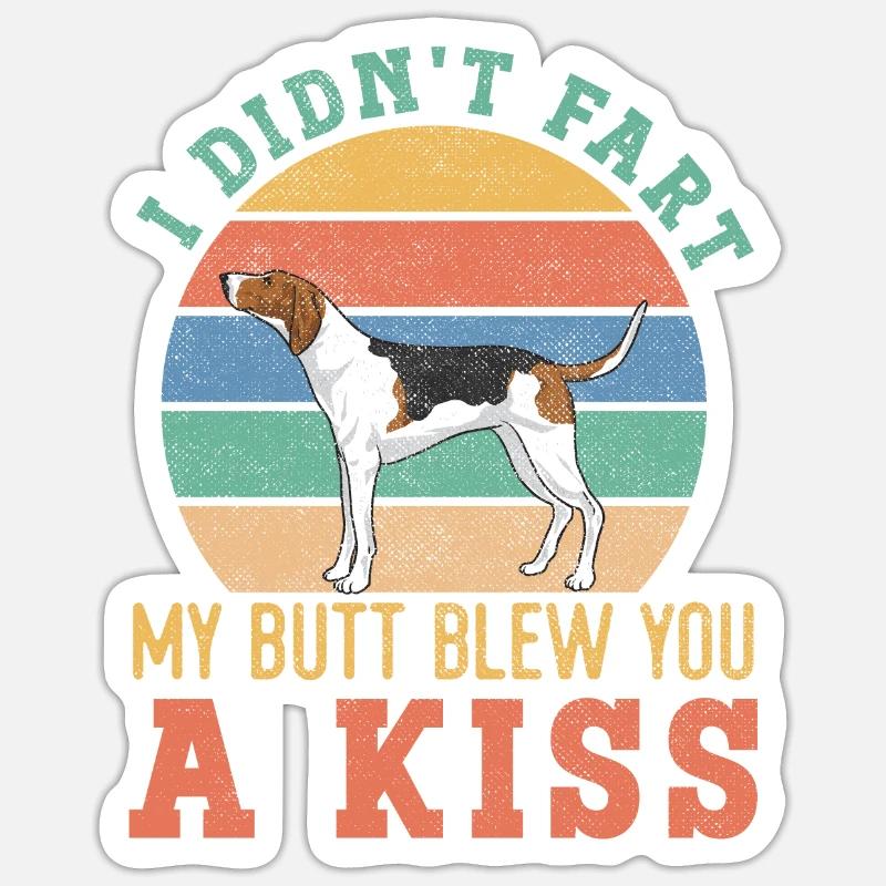 Treeing Walker Coonhound Sticker size S (10 x 10 cm)