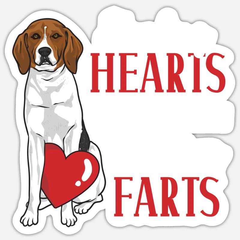 Treeing Walker Coonhound Sticker size S (10 x 10 cm)