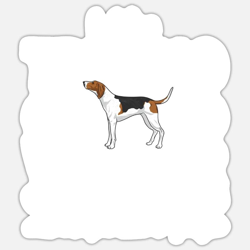 Treeing Walker Coonhound Sticker size S (10 x 10 cm)