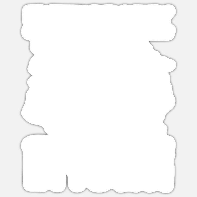 Abschleppdienst Abschlepper Lustig - Sticker Größe S (10 x 10 cm) - Mattweiß