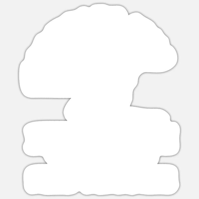 Breakdance Breakdancer Breakdancing Couple - Sticker taille S (10 x 10 cm) - blanc mat