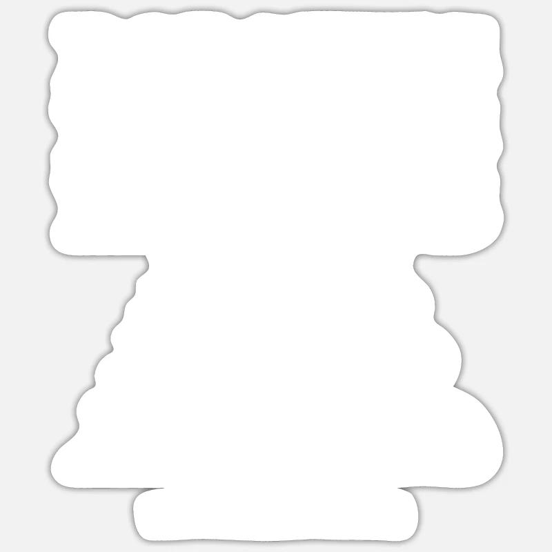 Robotik-Legende Nette Robotertechnik - Sticker Größe S (10 x 10 cm) - Mattweiß
