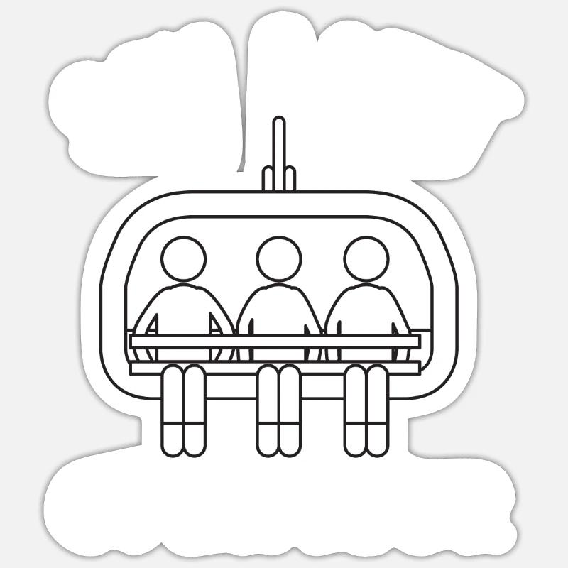 Sticker taille S (10 x 10 cm) - 