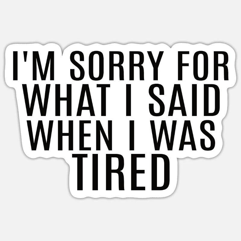 Sarcastic Saying Sticker size S (10 x 10 cm)