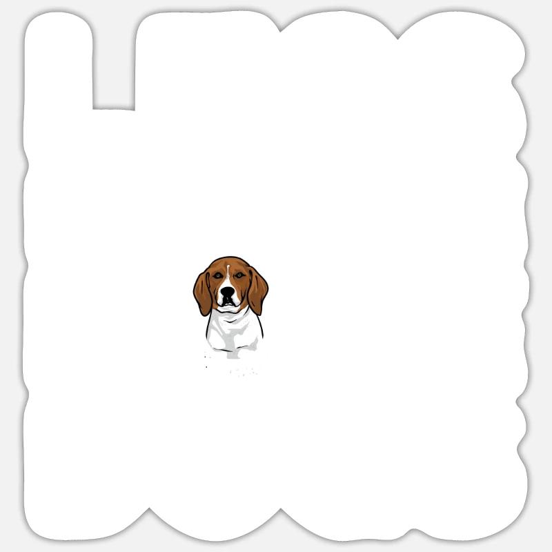 Treeing Walker Coonhound Sticker size S (10 x 10 cm)