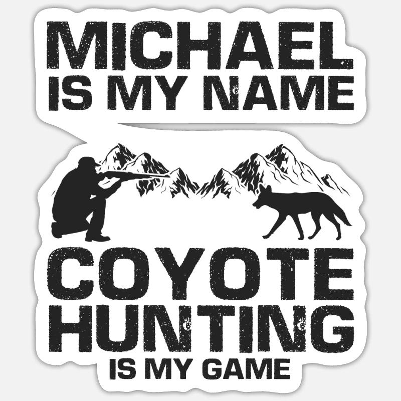 Coyote Design for Coyote Shreactors Sticker size S (10 x 10 cm)