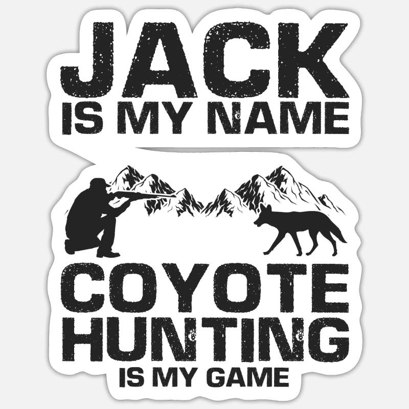 Coyote Design for Coyote Shreactors Sticker size S (10 x 10 cm)