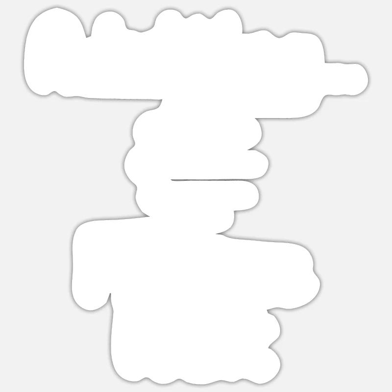 Erwachsen Werden Bitte Warten Pubertät Geburtstag - Sticker Größe S (10 x 10 cm) - Mattweiß