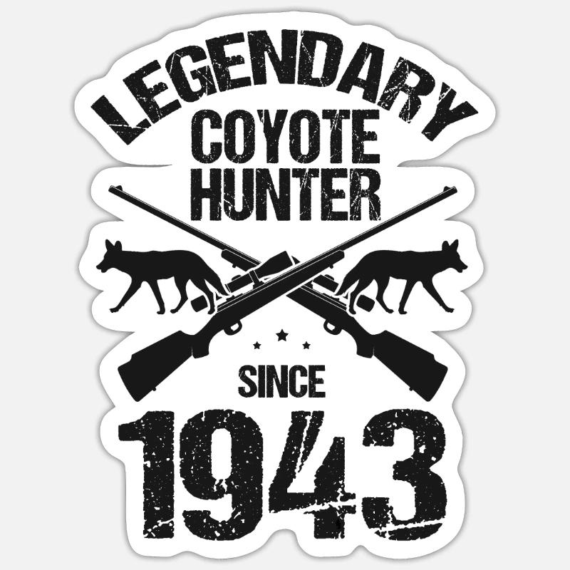 Conception de coyote pour les réacteurs de coyote Sticker taille S (10 x 10 cm)