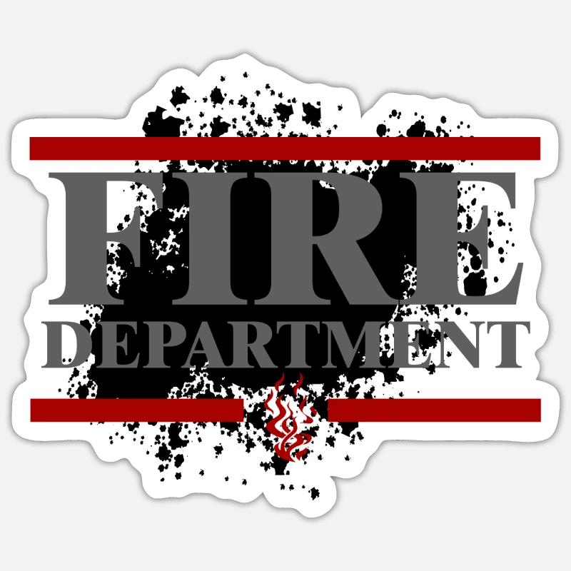 Fire brigade Sticker size S (10 x 10 cm)