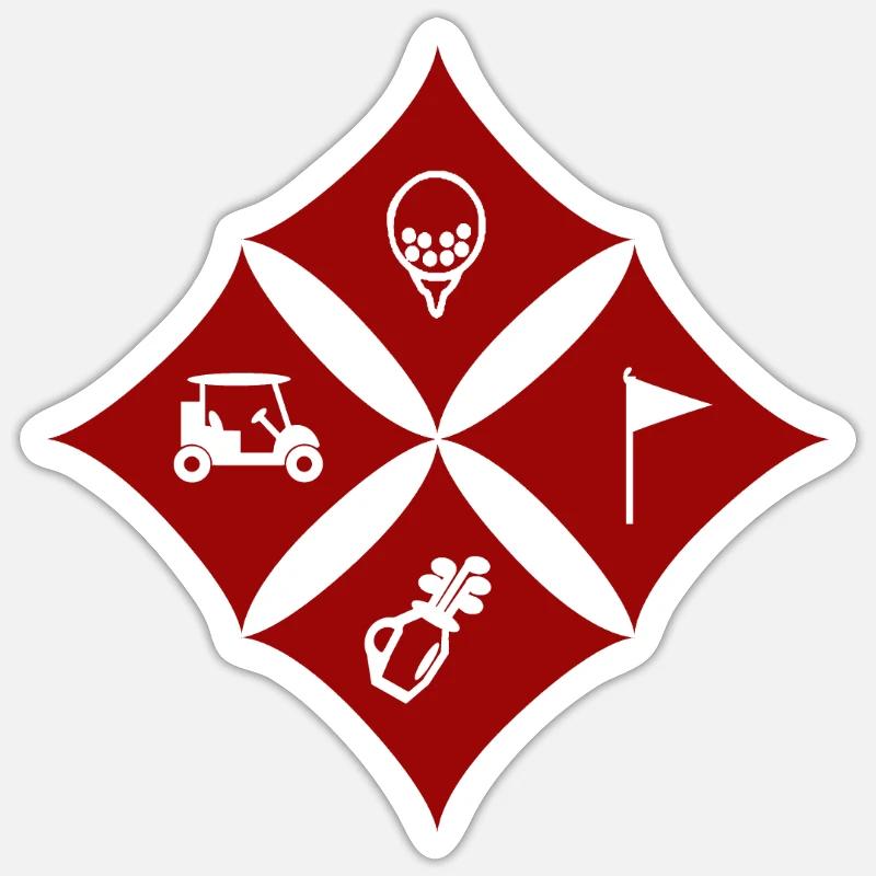 Golfe Sticker taille S (10 x 10 cm)