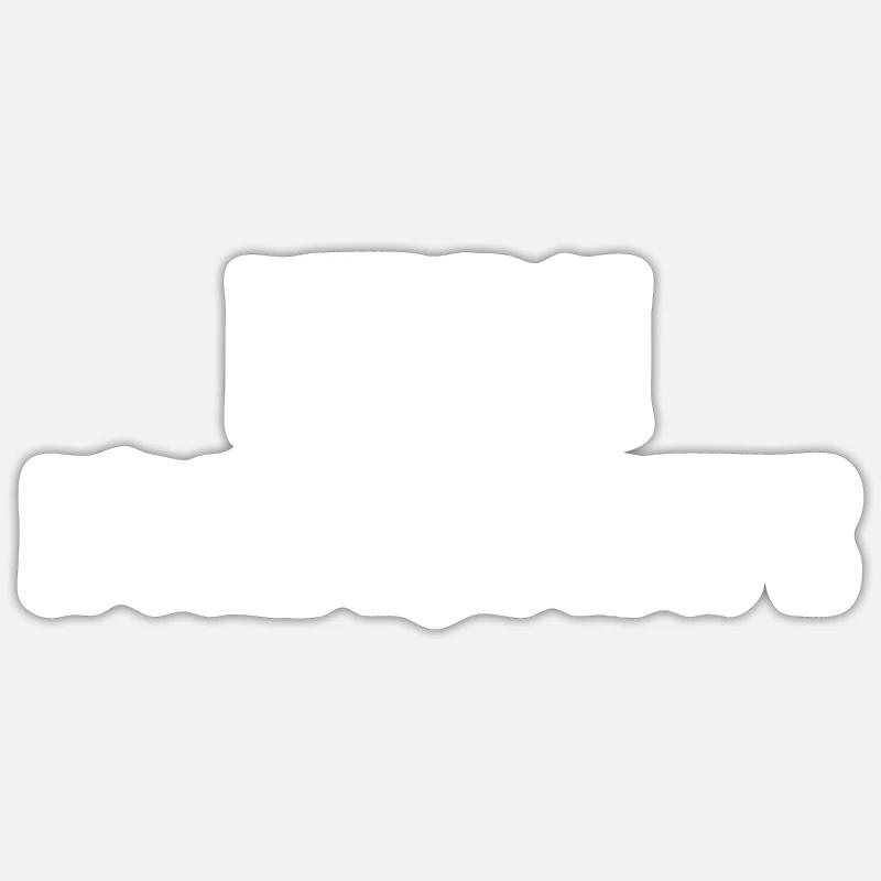 City coordinates - Sticker size S (10 x 10 cm) - white matte
