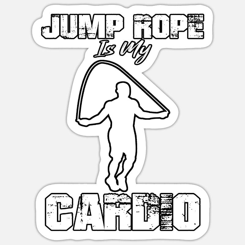 Speed Rope Skipping Sticker size S (10 x 10 cm)