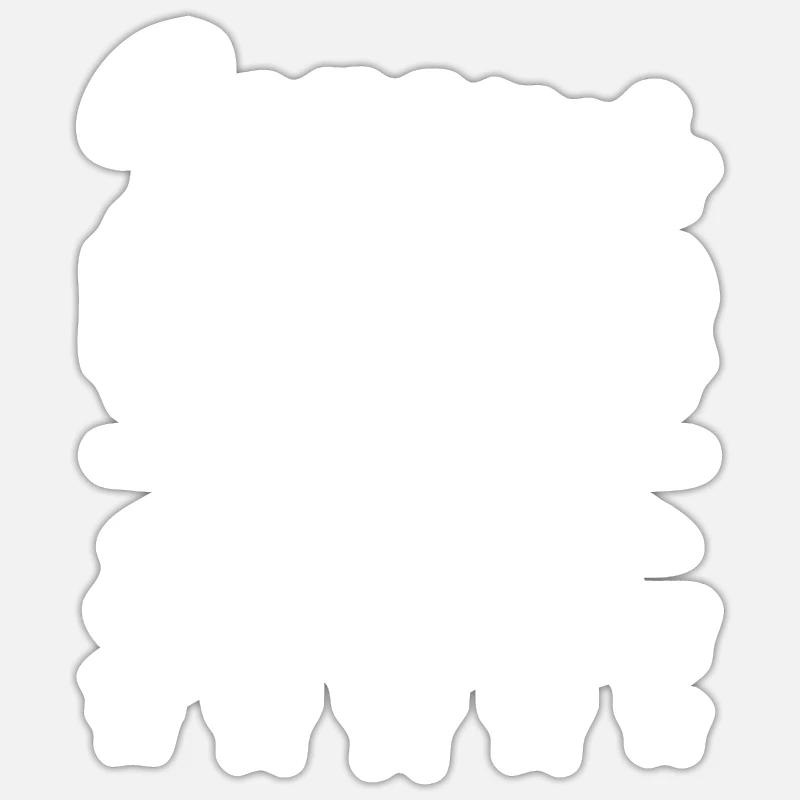 Legenden werden im November 1985 Jubiläumsgeschenk geboren - Sticker Größe S (10 x 10 cm) - Mattweiß