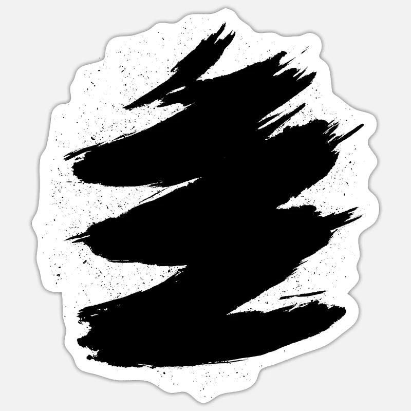 Coups - Sticker taille S (10 x 10 cm) - blanc mat