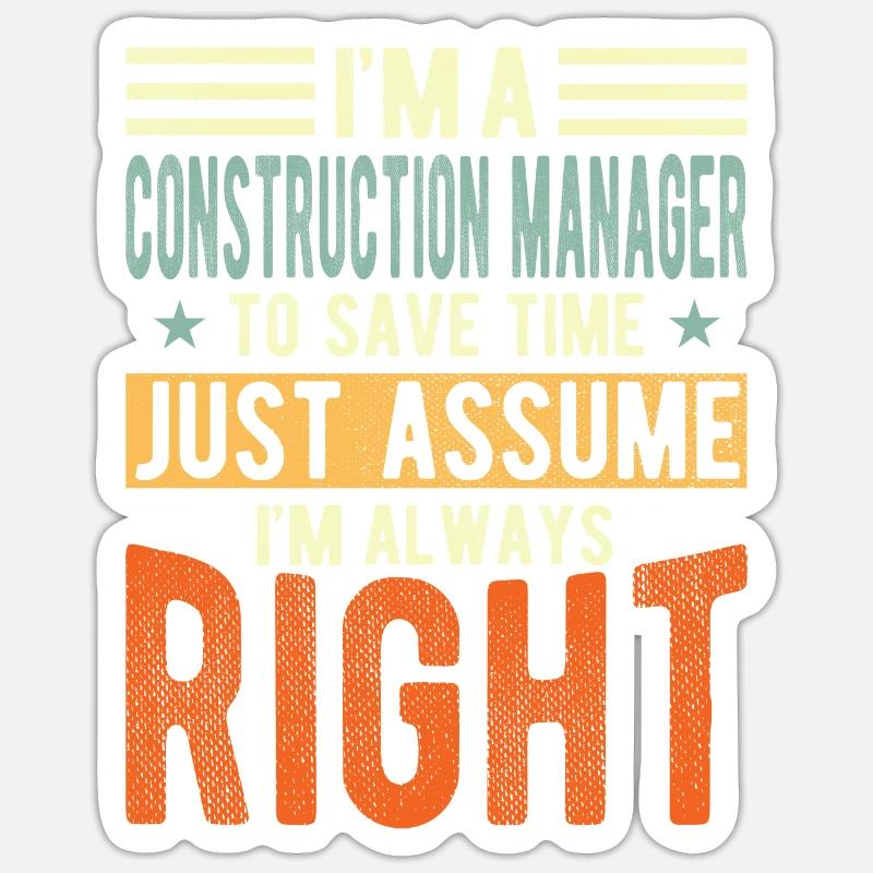 Responsable du site - Sticker taille S (10 x 10 cm) - blanc mat