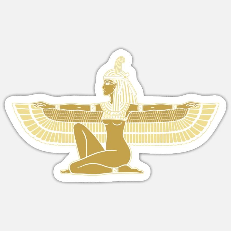 Maât Egypte Dieu Egypte Sticker taille S (10 x 10 cm)