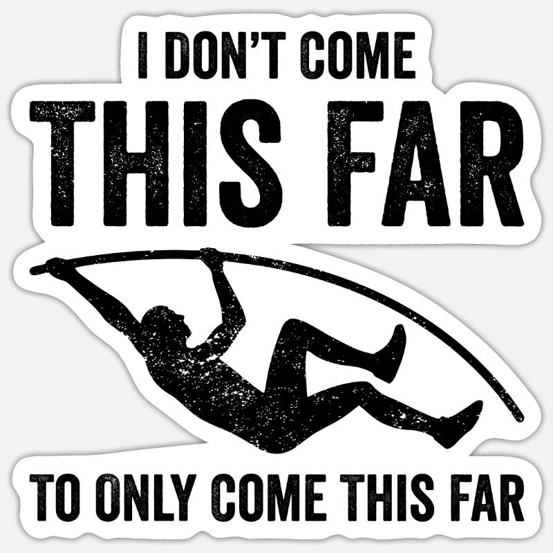 Pole vault Sticker size S (10 x 10 cm)