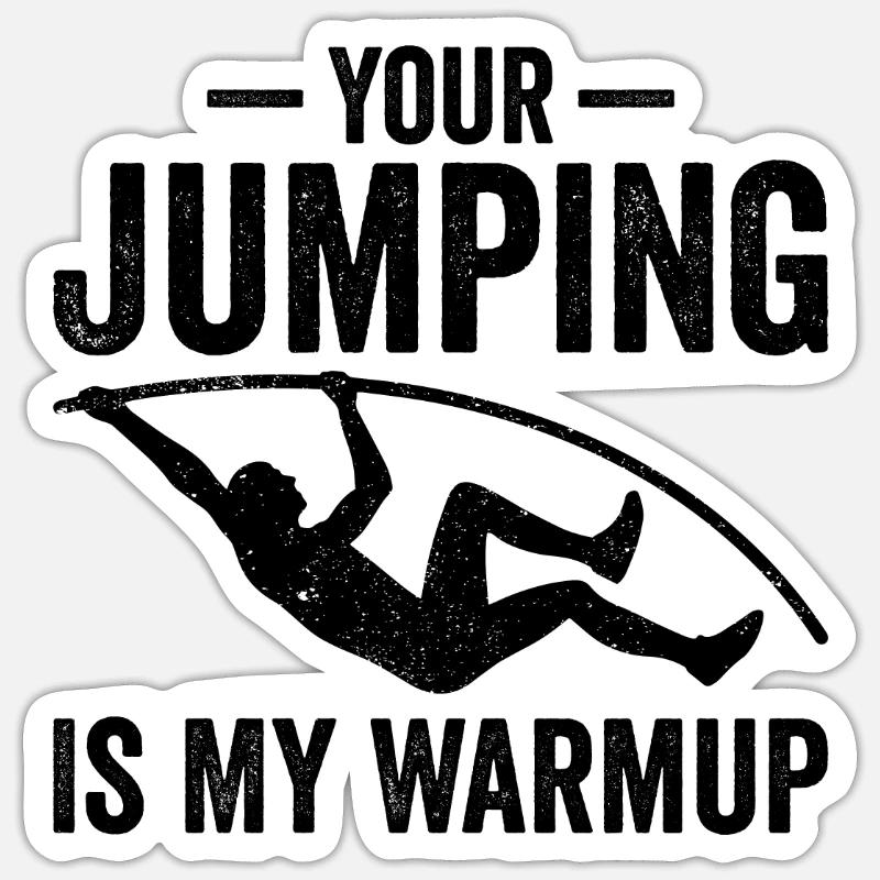 Fun Pole Vault Pole Vault Sticker size S (10 x 10 cm)