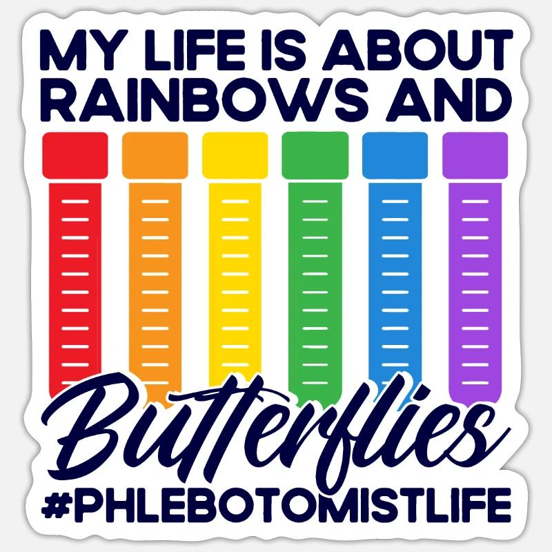 Blood Sampling Phlebotomist Phlebotomy Gift Sticker size S (10 x 10 cm)