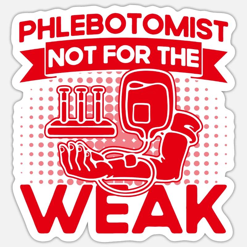 Blood sampling Phlebotomy Laboratory Phlebotomist Geschen Sticker size S (10 x 10 cm)