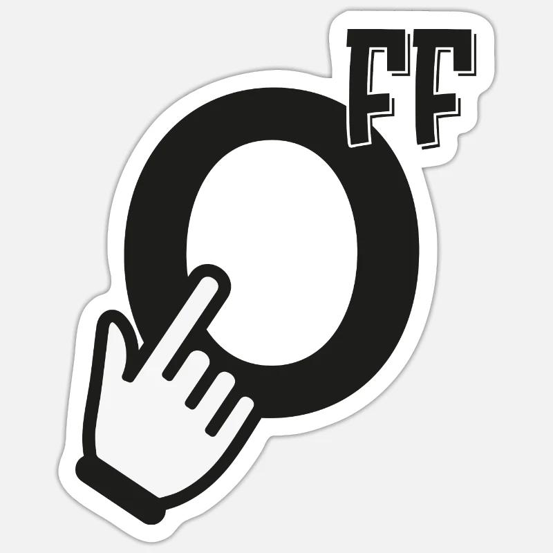 Sticker Größe S (10 x 10 cm) - 