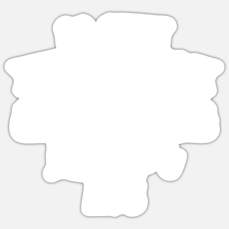 So sieht ein cooler Lehrer aus bester Lehrer - Sticker Größe S (10 x 10 cm) - Mattweiß
