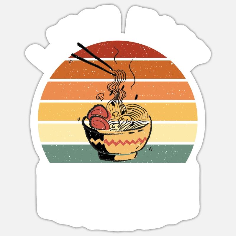 Ramen Lover - Sticker size S (10 x 10 cm) - white matte