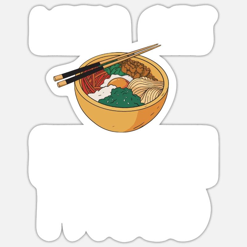 Ramen Lover - Sticker size S (10 x 10 cm) - white matte