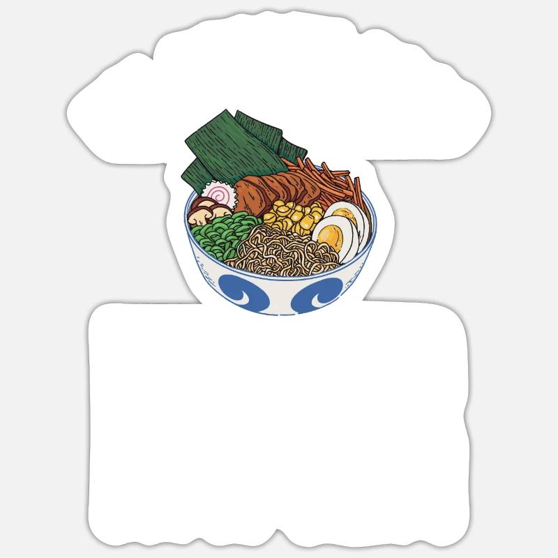 Ramen Lover - Sticker size S (10 x 10 cm) - white matte