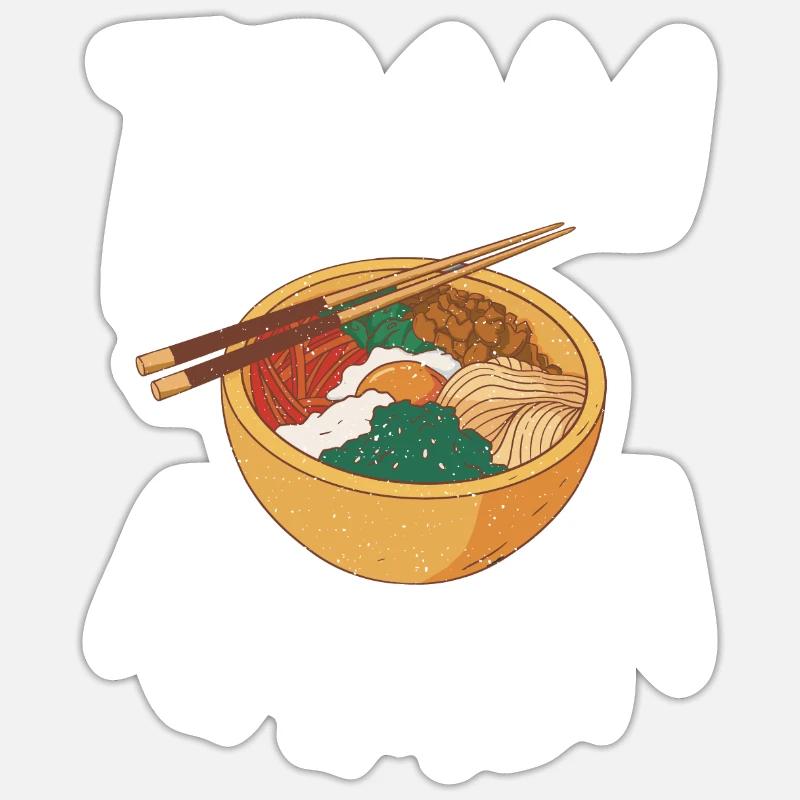 Ramen Lover - Sticker size S (10 x 10 cm) - white matte