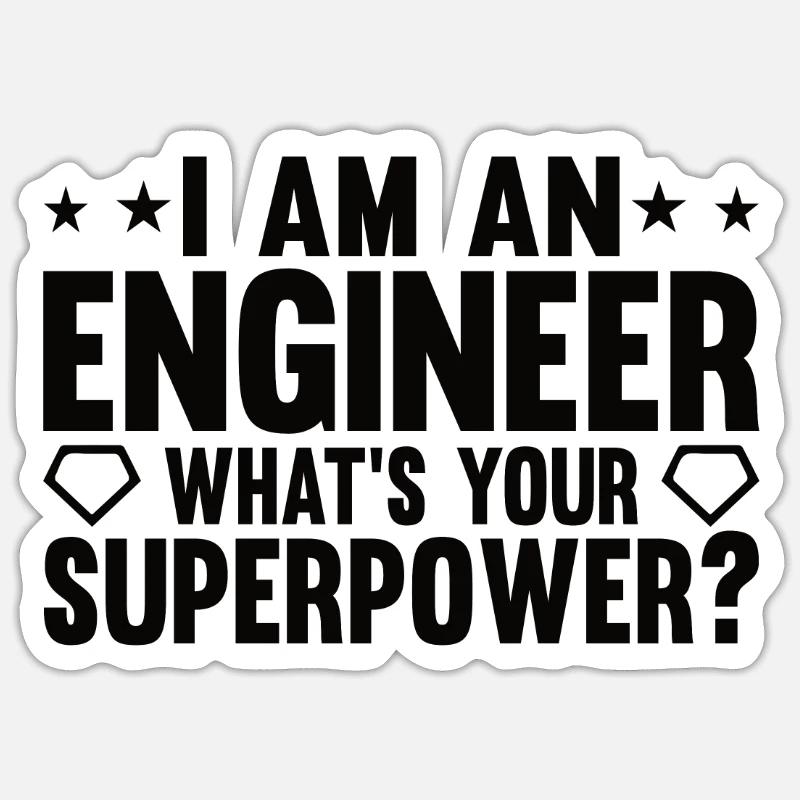Engineer Brain Mechanical Engineering Electrical Engineering Math Sticker size S (10 x 10 cm)