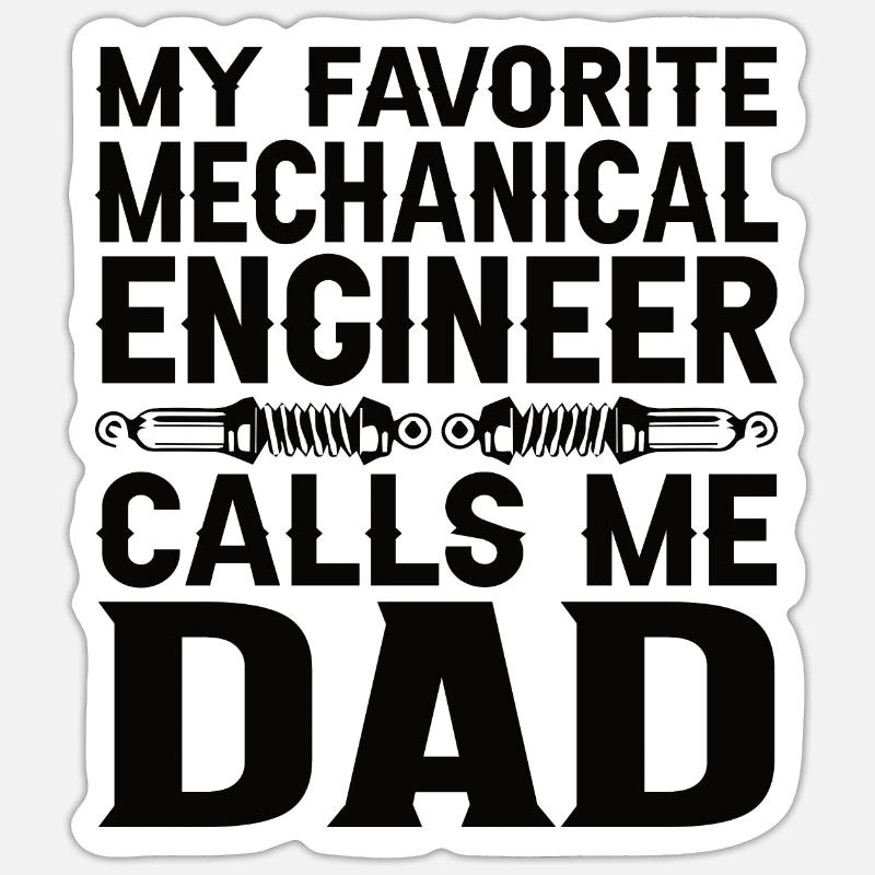 Engineer Brain Mechanical Engineering Electrical Engineering Son Sticker size S (10 x 10 cm)