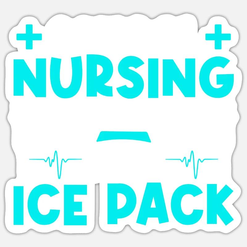Schulpflegerin Es Geht Nur Um Ein Ice Pack Sticker Größe S (10 x 10 cm)
