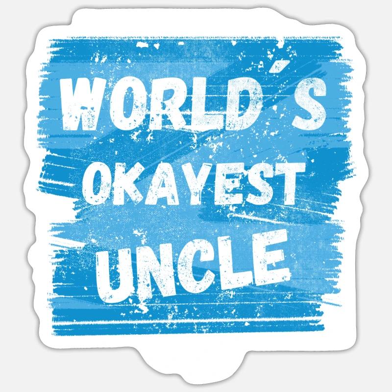L’oncle le plus correct du monde Sticker taille S (10 x 10 cm)