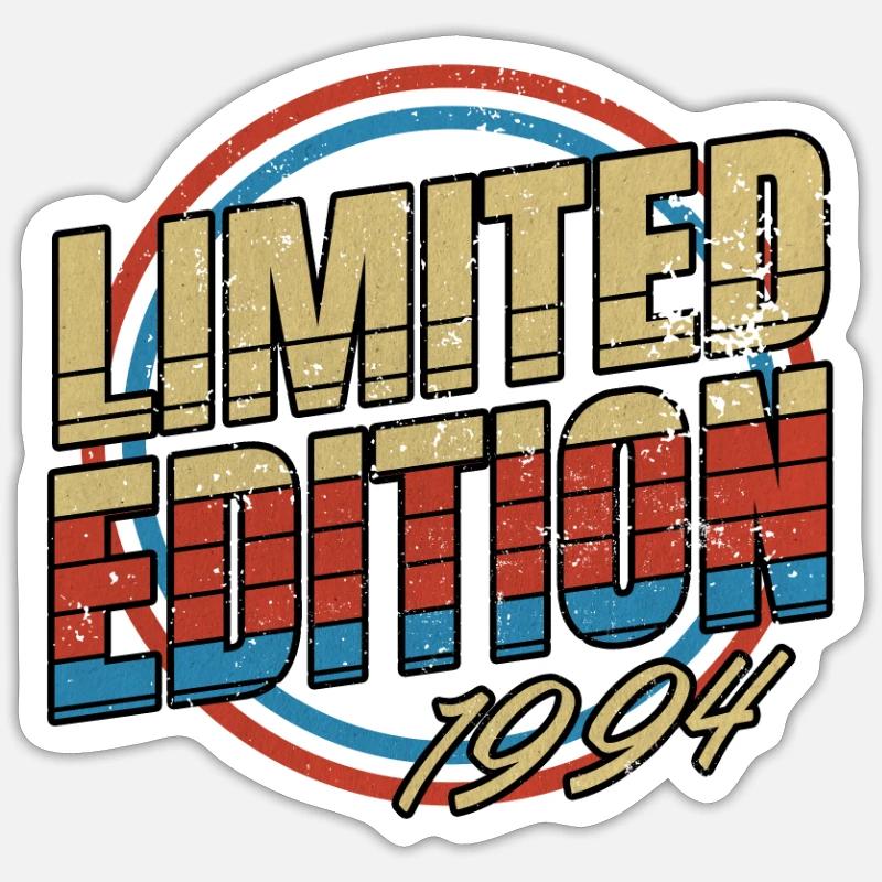Edition Limitée Millésime 1994 - Sticker taille S (10 x 10 cm) - blanc mat
