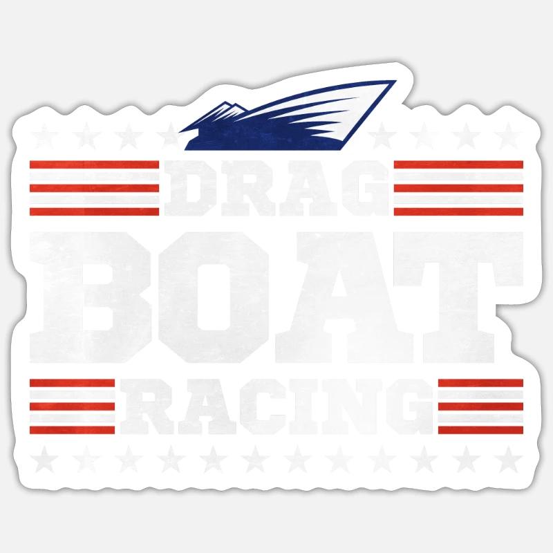Drachenbootrennen Drachenboot Sticker Größe S (10 x 10 cm)