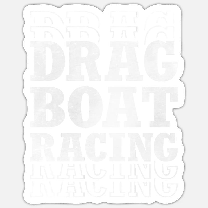 Drachenbootrennen Drachenboot Sticker Größe S (10 x 10 cm)