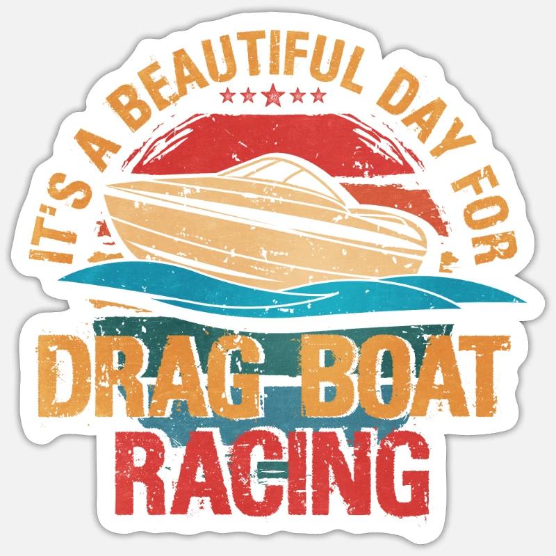 Drachenbootrennen Drachenboot Sticker Größe S (10 x 10 cm)