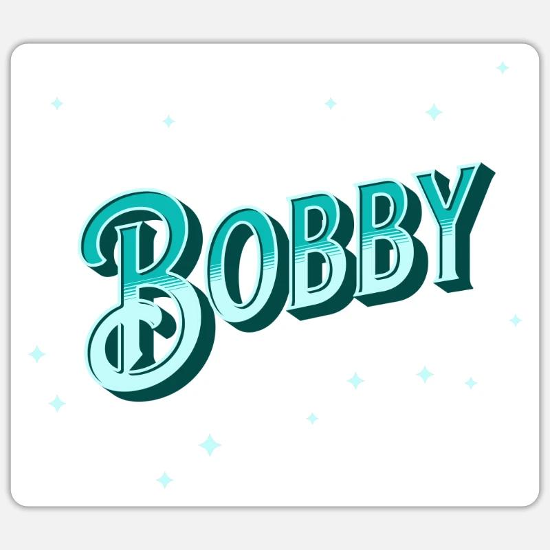 Bobby name personalized Sticker size S (10 x 10 cm)
