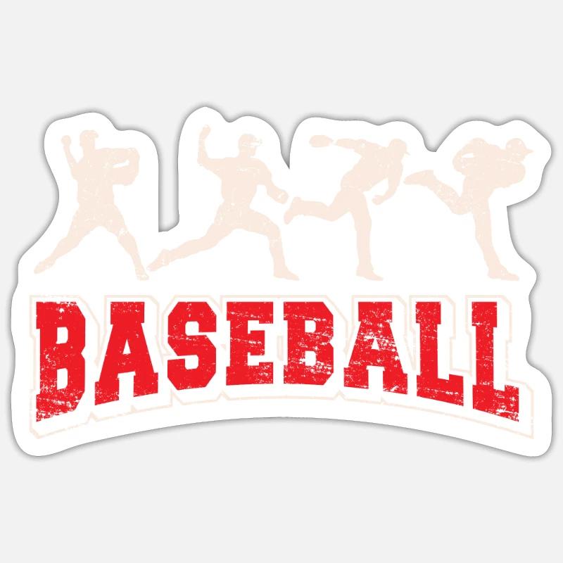 Lanceur de baseball Lanceur de baseball Closer Relief B Sticker taille S (10 x 10 cm)