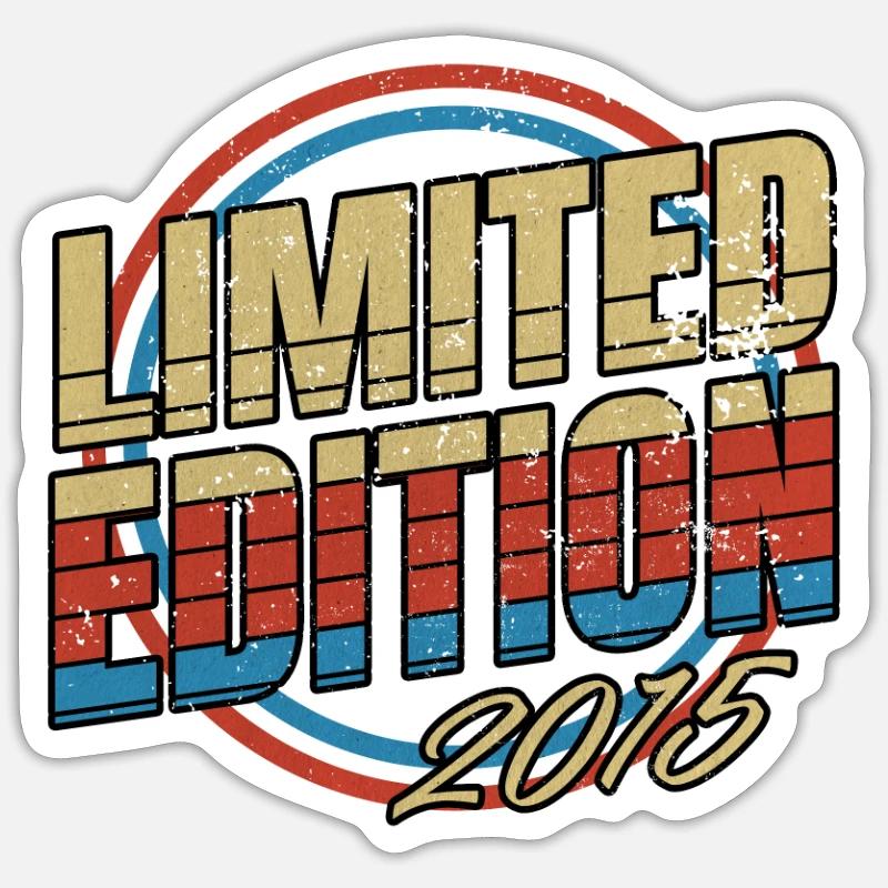 Édition Limitée Millésime 2015 - Sticker taille S (10 x 10 cm) - blanc mat