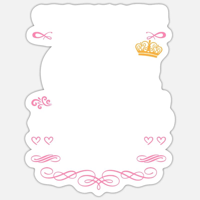 Es war einmal ein Mädchen. Januar 2020 Geburtstag Sticker Größe S (10 x 10 cm)